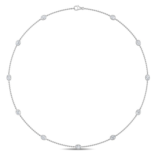 White Gold 18ct. Lab Grown Diamond Necklace