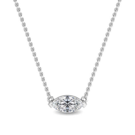 Marquise Cut Lab Grown Diamond Pendant