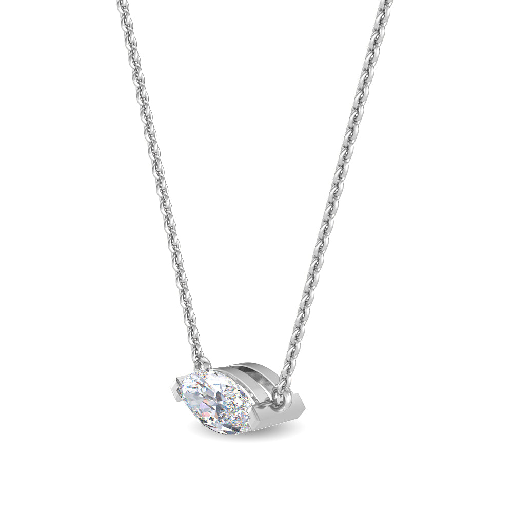 Marquise Cut Lab Grown Diamond Pendant