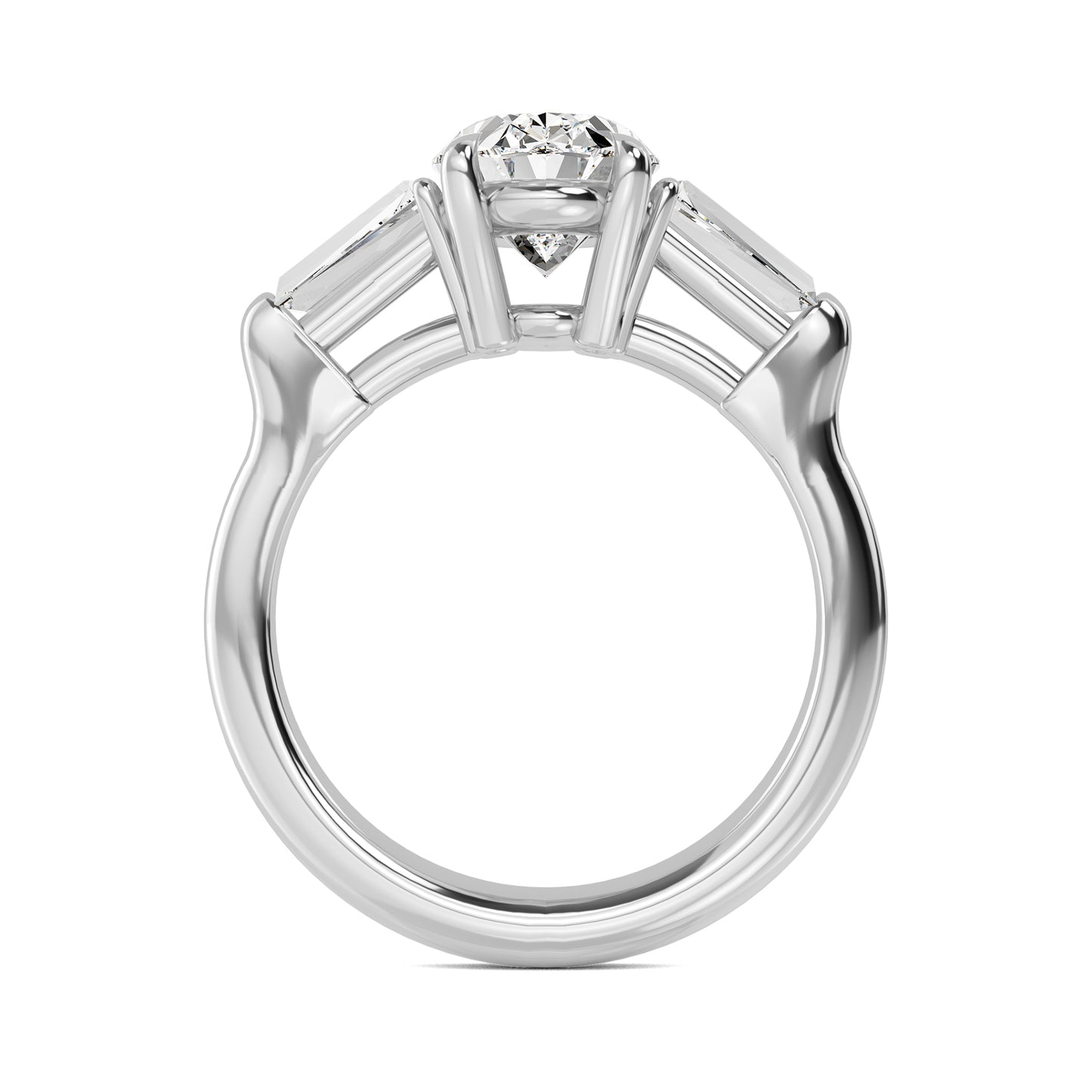 White Gold Lab Grown Diamond Ring